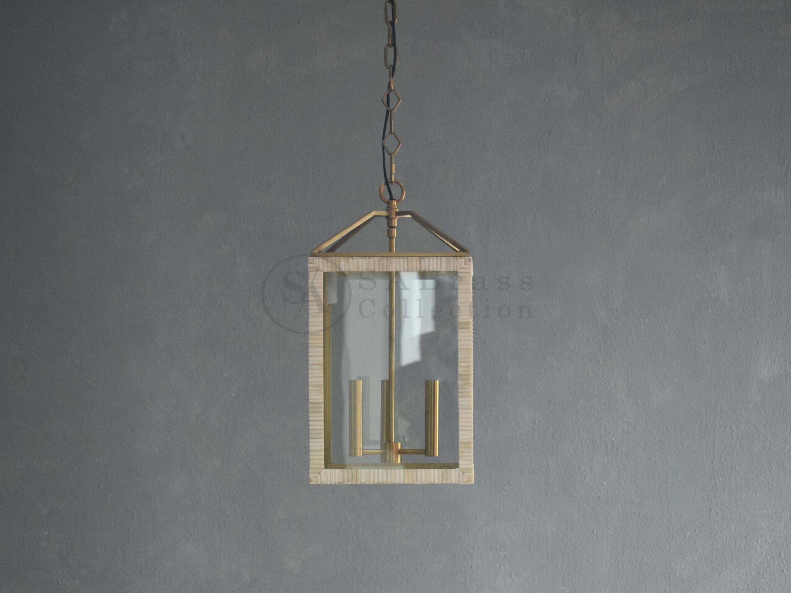 Antique Brass Bone Lantern